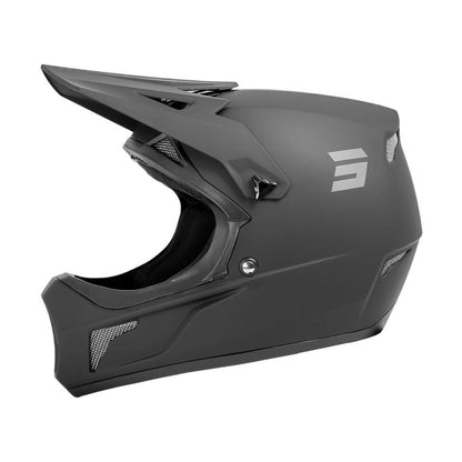 BMX-Helm SHOT ROGUE Einfarbig Mattschwarz