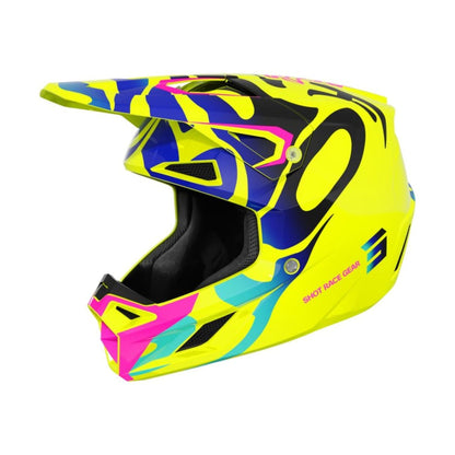 BMX-Helm SHOT SPEED Junior Ghost Neon Yellow Glossy