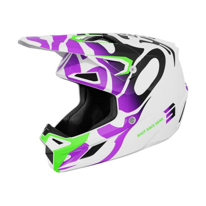 Casque BMX SHOT SPEED Junior Ghost Purple Glossy