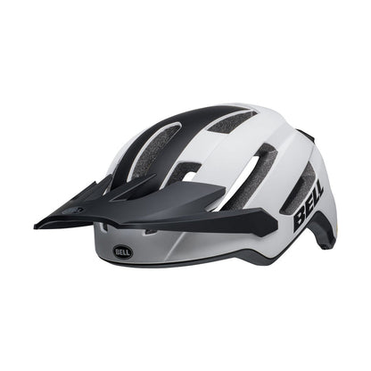 Casque VTT BELL 4FORTY AIR MIPS Blanc/Noir Mat — vue orientée vers la gauche