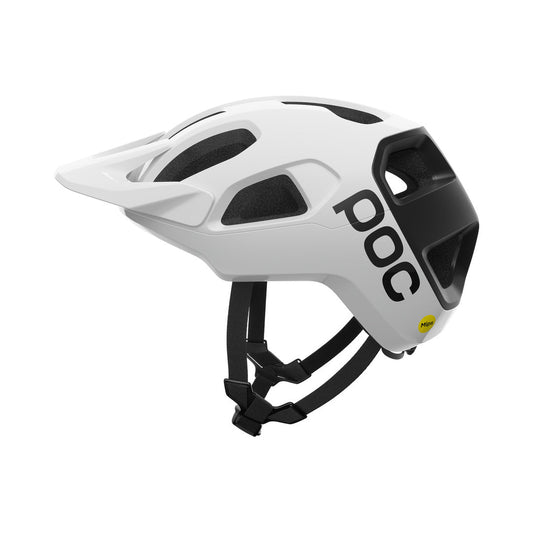 Casque VTT POC CULARIS Blanc/Noir Matt Logo — vue produit