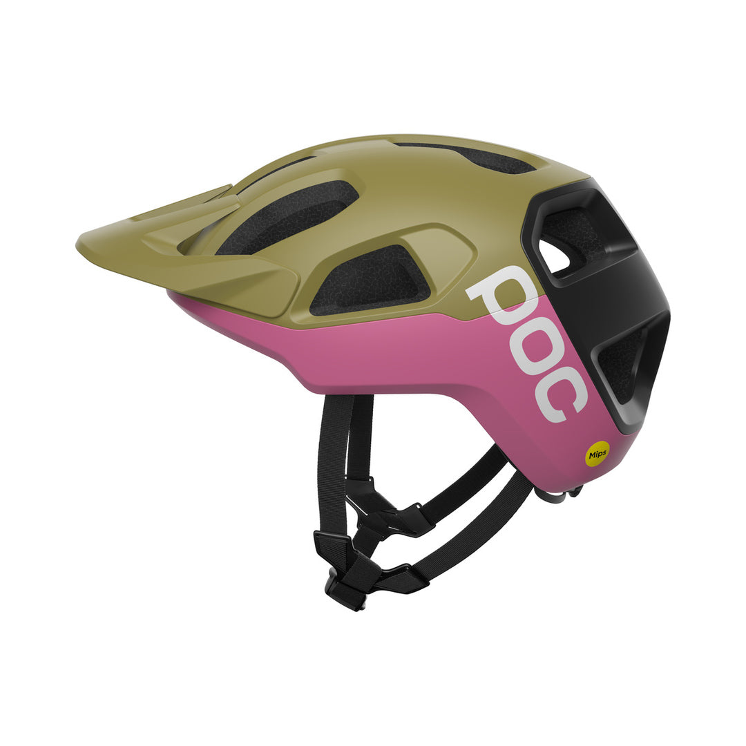 Casque VTT POC CULARIS Vert/Rose Matt — vue produit