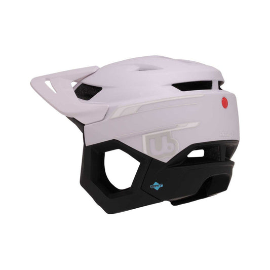 Casque VTT URGE RASCAS Air Stream Blanc/Noir — vue orientée vers la gauche