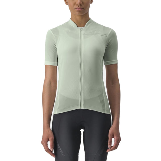 Maillot CASTELLI ANIMA 4 Femme Manches Courtes Vert