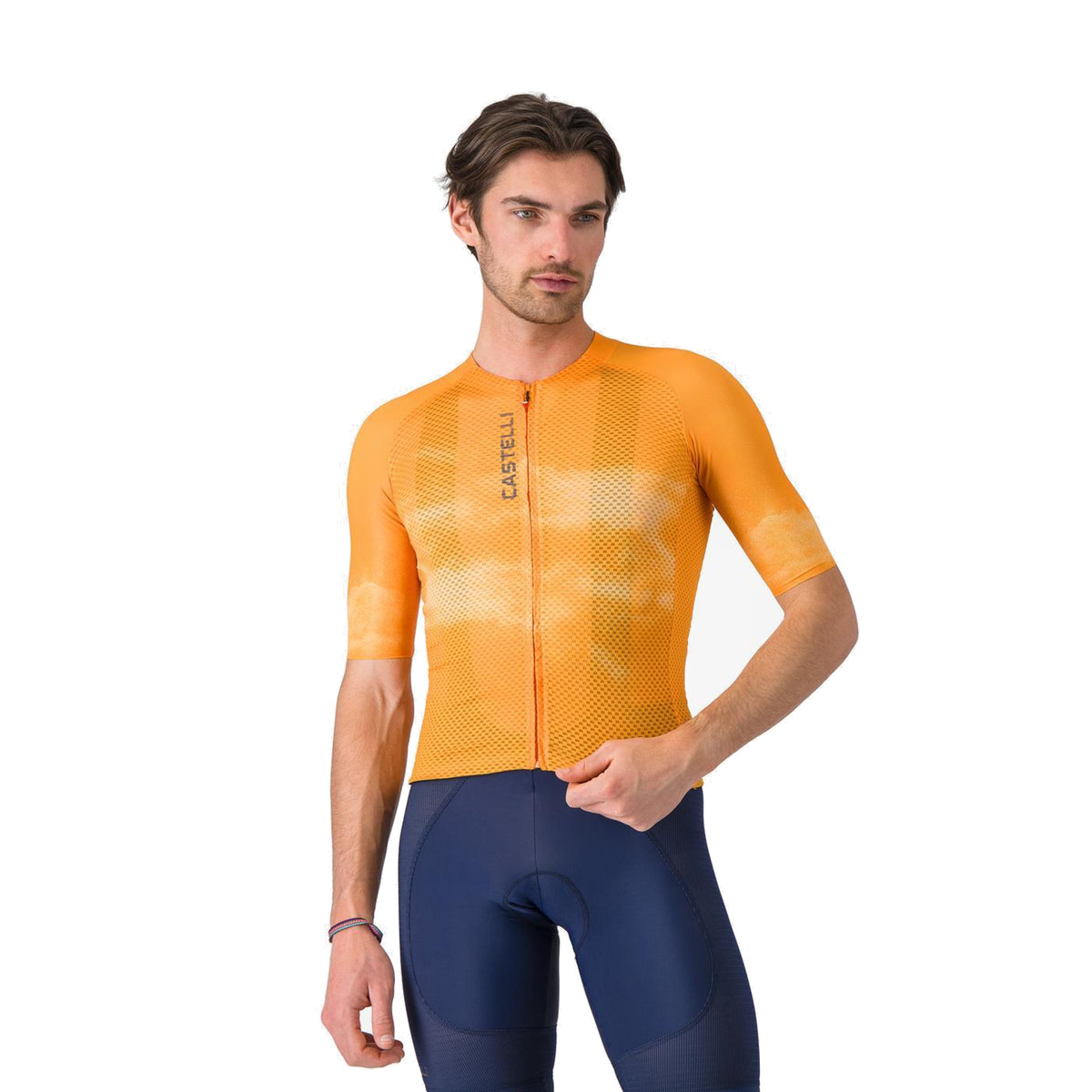 CASTELLI CLIMBER'S A/C Kurzarm-Radtrikot in Orange