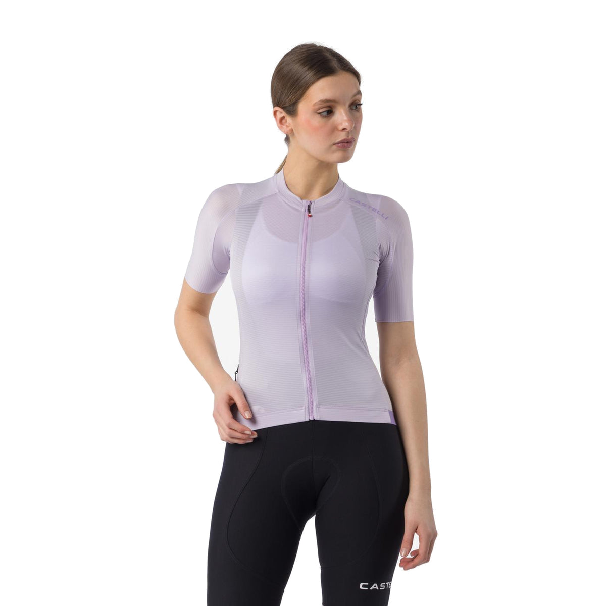 CASTELLI ESPRESSO 2 Damen-Kurzarm-Radtrikot in Nebelviolett