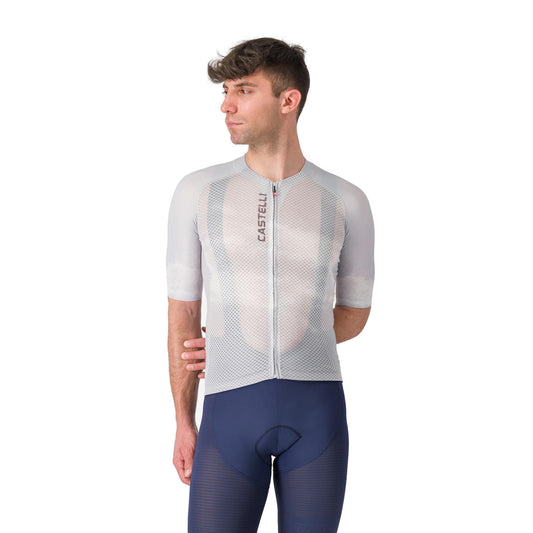 CASTELLI CLIMBER'S A/C Kurzarm-Radtrikot in Grau, 2026