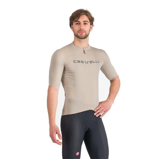 Maillot CASTELLI PROLOGO LITE Manches Courtes Beige
