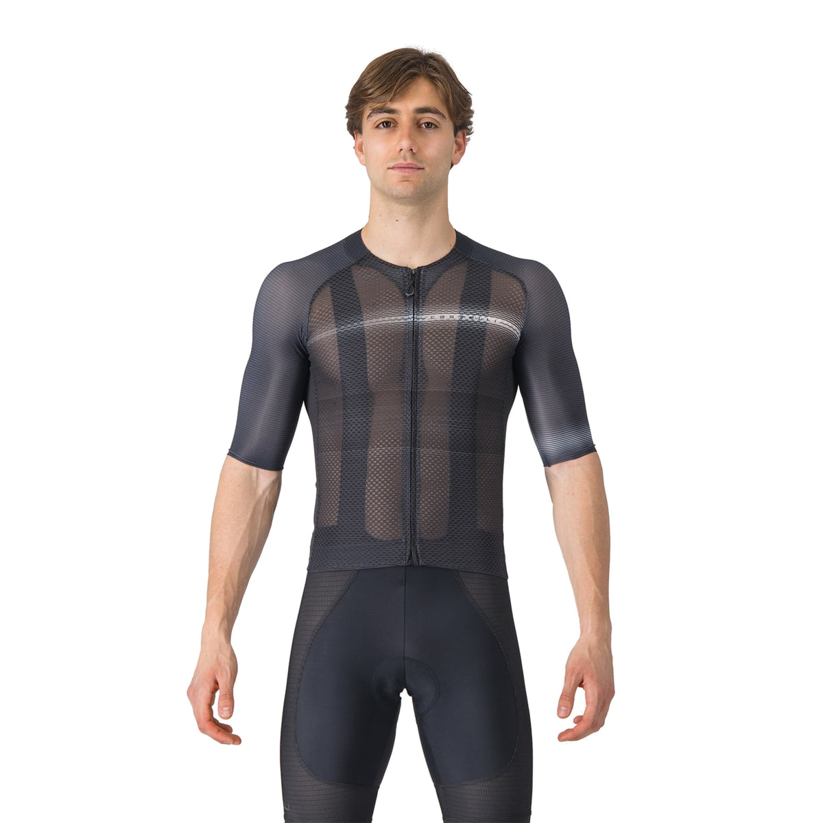 CASTELLI CLIMBER'S A/C Kurzarm-Radtrikot in Schwarz