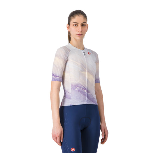 Maillot CASTELLI AERO PRO 8S Femme Manches Courtes Multicouleur