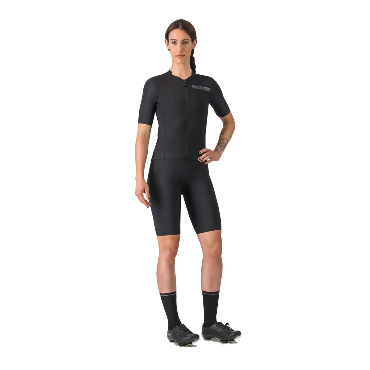 CASTELLI PREMIO EVO Damen-Kurzarm-Radtrikot in Schwarz