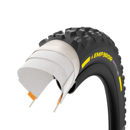 PIRELLI SCORPION EMPEROR Reifen 29x2.40 Supersoft DualWall Tubeless Ready Faltreifen Schwarz/Gelb Team Edition