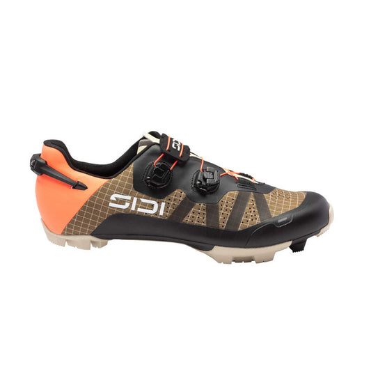 Chaussures VTT XC/Gravel SIDI AERON Marron/Noir/Orange