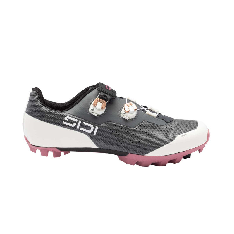 Chaussures VTT XC/Gravel SIDI DOMINATOR X Femme Gris/Rose