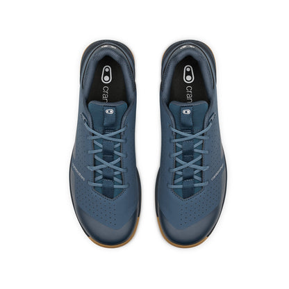 CRANKBROTHERS MALLET TRAIL LACE CLIP MTB-Schuhe in Blau/Gum – Draufsicht