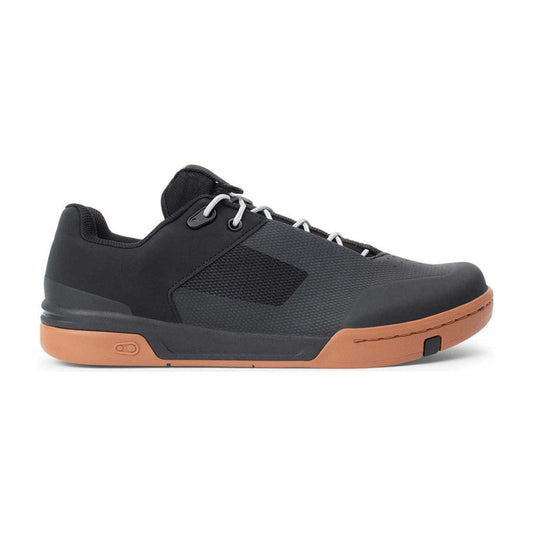 Chaussures VTT CRANKBROTHERS STAMP LACE FLAT Noir/Gum – fond blanc, cadrage harmonisé