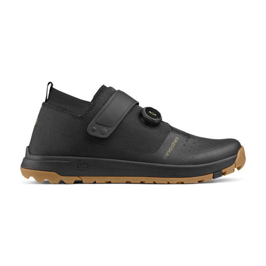 Chaussures VTT CRANKBROTHERS STAMP TRAIL BOA Noir/Gum – fond blanc, cadrage harmonisé