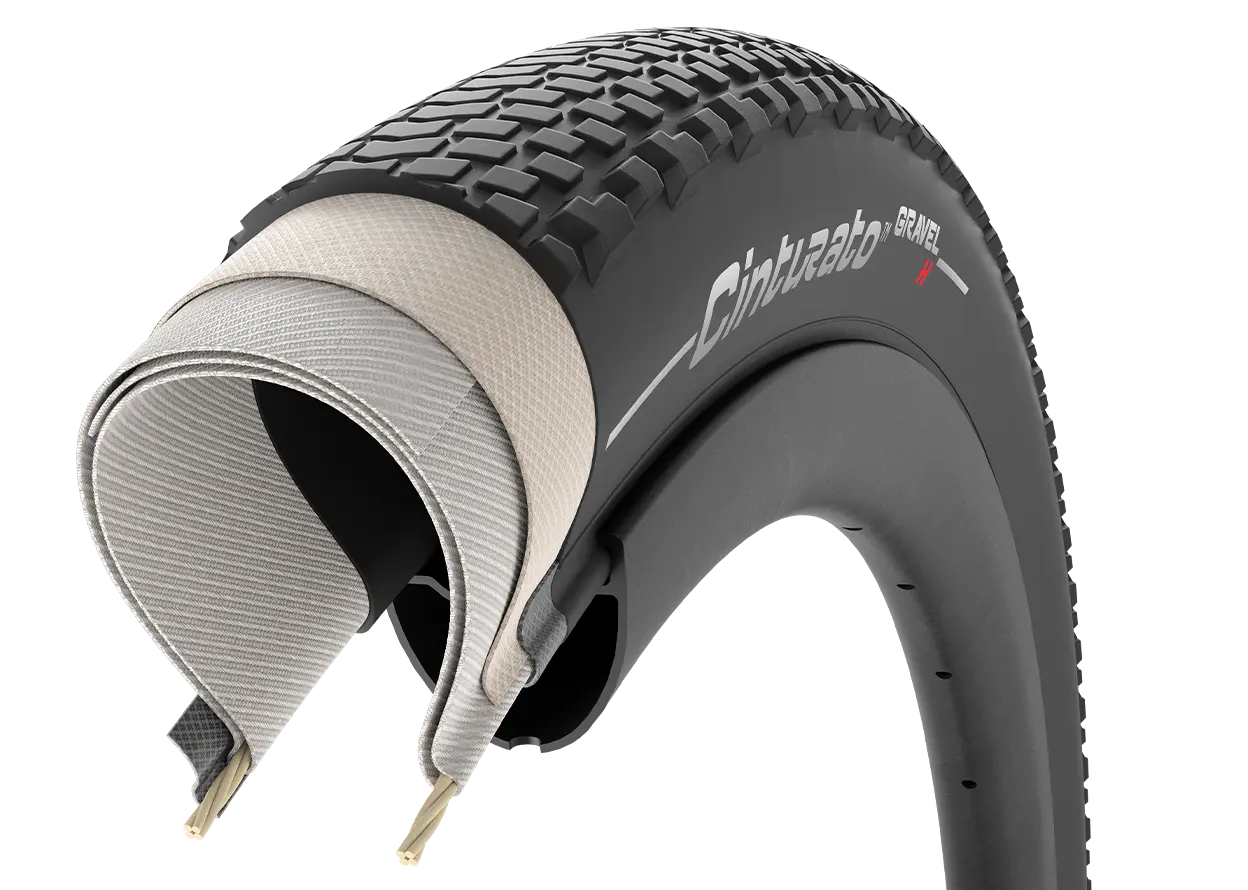 Reifen PIRELLI CINTURATO GRAVEL H 700x50c Tubeless Ready Classci Beige