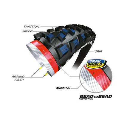 Pneu MICHELIN WILD AM Performance LIne 26x2.25 Tubeless Ready Souple