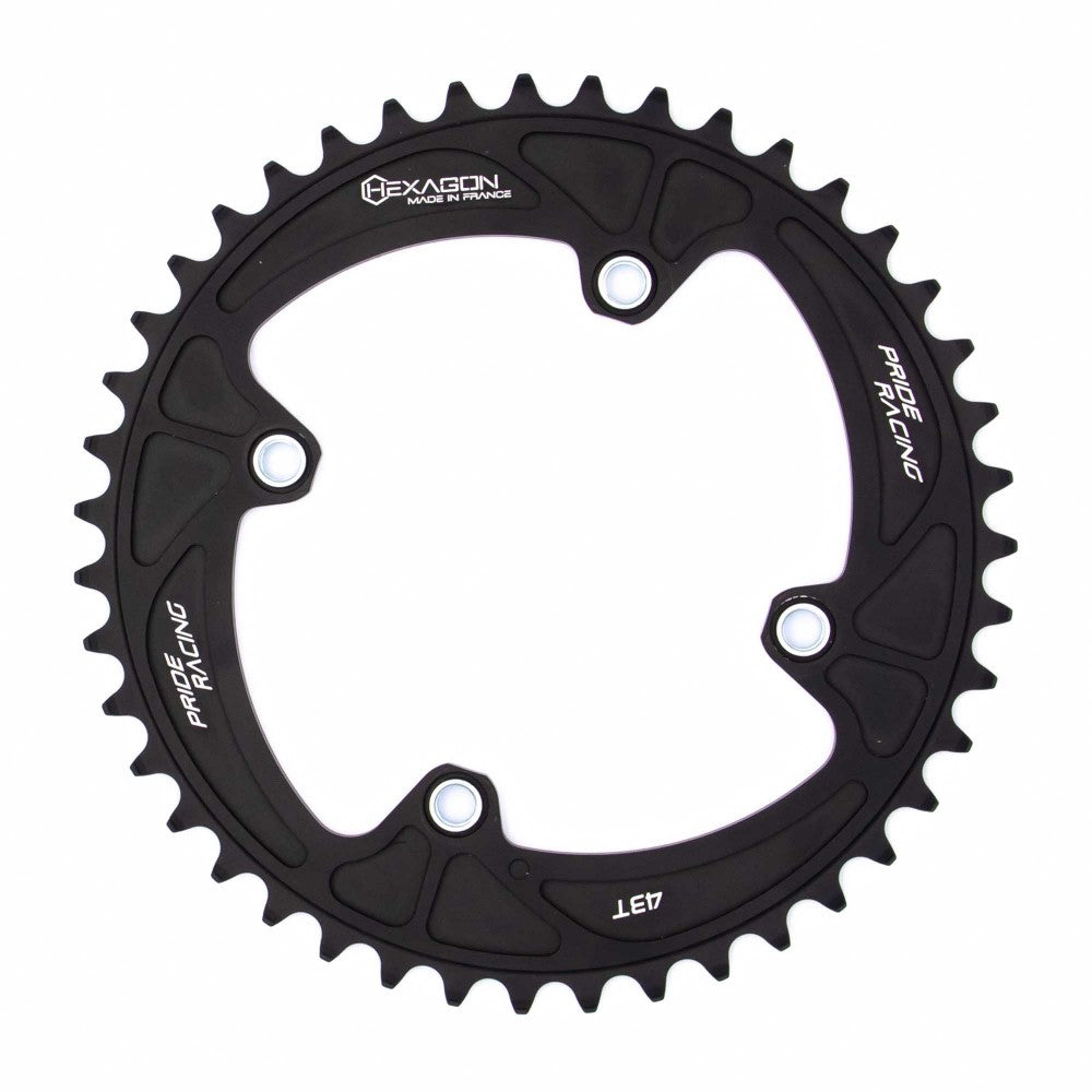Kettenring PRIDE HEXAGON 4 Gewindeschrauben Schwarz