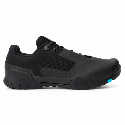 Crankbrothers Mallet Enduro Lace MTB-Schuhe in Schwarz/Blau — Außenansicht