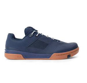 Chaussures VTT CRANKBROTHERS STAMP LACE FLAT Bleu/Argent — profil extérieur