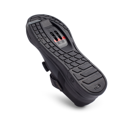 CRANKBROTHERS MALLET BOA CLIP MTB-Schuhe in Schwarz/Gold — Schrägansicht der Sohle