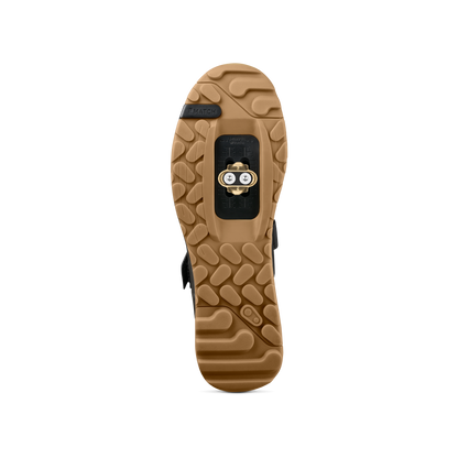 CRANKBROTHERS MALLET TRAIL BOA CLIP MTB-Schuhe in Schwarz/Gold — Sohle mit Schuhplatte