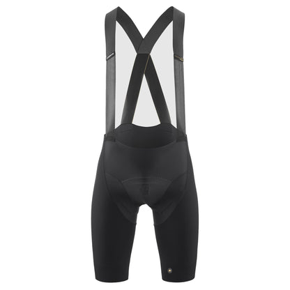 Kurze Radträgerhose ASSOS EQUIPE RSR S11 in Schwarz — weißer Hintergrund, 2000 x 2000