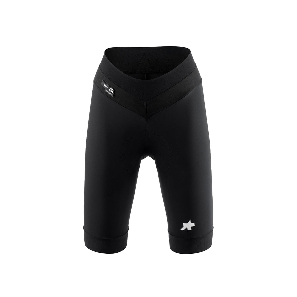 Cuissard Court ASSOS UMA GT HALF S11 LONG Femme Noir — fond blanc, 2000 x 2000