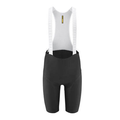 Kurze Trägerhose MAVIC KSYRIUM in Schwarz — weißer Hintergrund, 2000 x 2000
