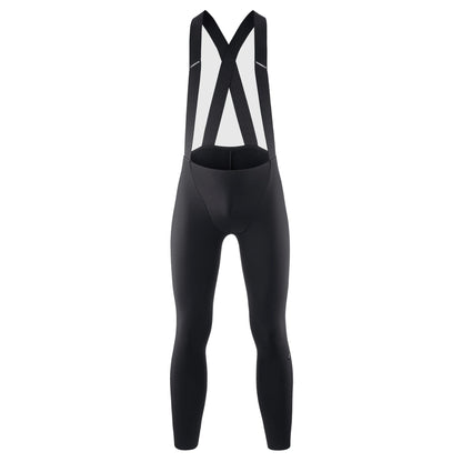 Lange Trägerhose ASSOS ENDURANCE THERMOBOOSTER S11 in Schwarz — weißer Hintergrund, 2000 x 2000