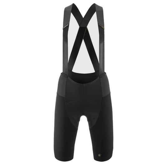 Kurze Trägerhose ASSOS DYORA RSV S11 für Damen in Schwarz — weißer Hintergrund, 2000 x 2000