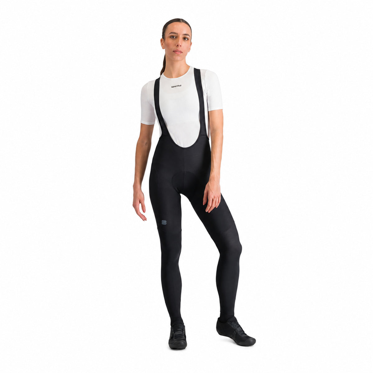 Lange Trägerhose SPORTFUL PULSE für Damen in Schwarz — weißer Hintergrund, 2000 x 2000