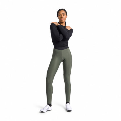 Lange SPORTFUL PULSE Radhose für Damen in Grün — weißer Hintergrund, 2000 x 2000