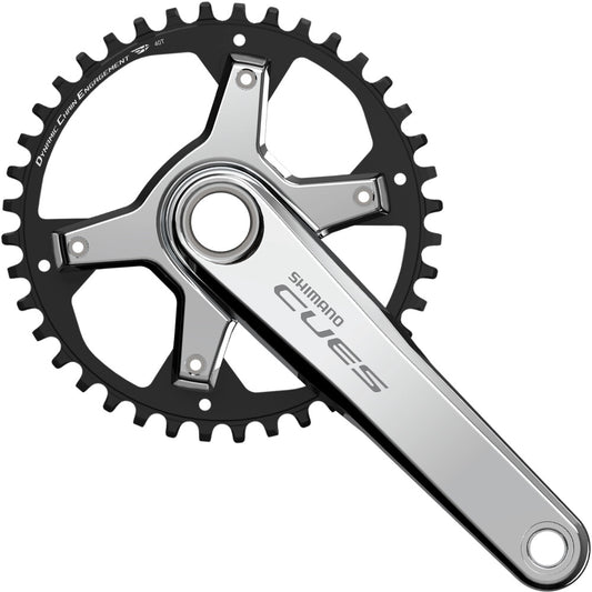 Pédalier Mono 9/10/11V SHIMANO CUES U6030 - Édition Polish Silver