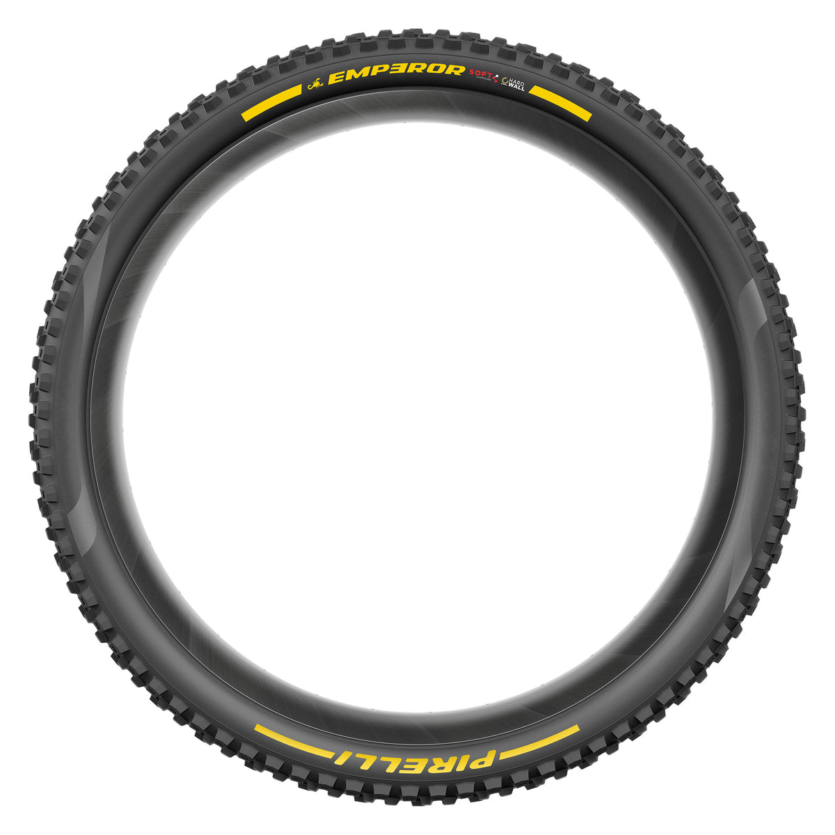 Pneu PIRELLI SCORPION EMPEROR 29x2.40 Soft HardWall Tubeless Ready Souple Noir/Jaune Team Edition