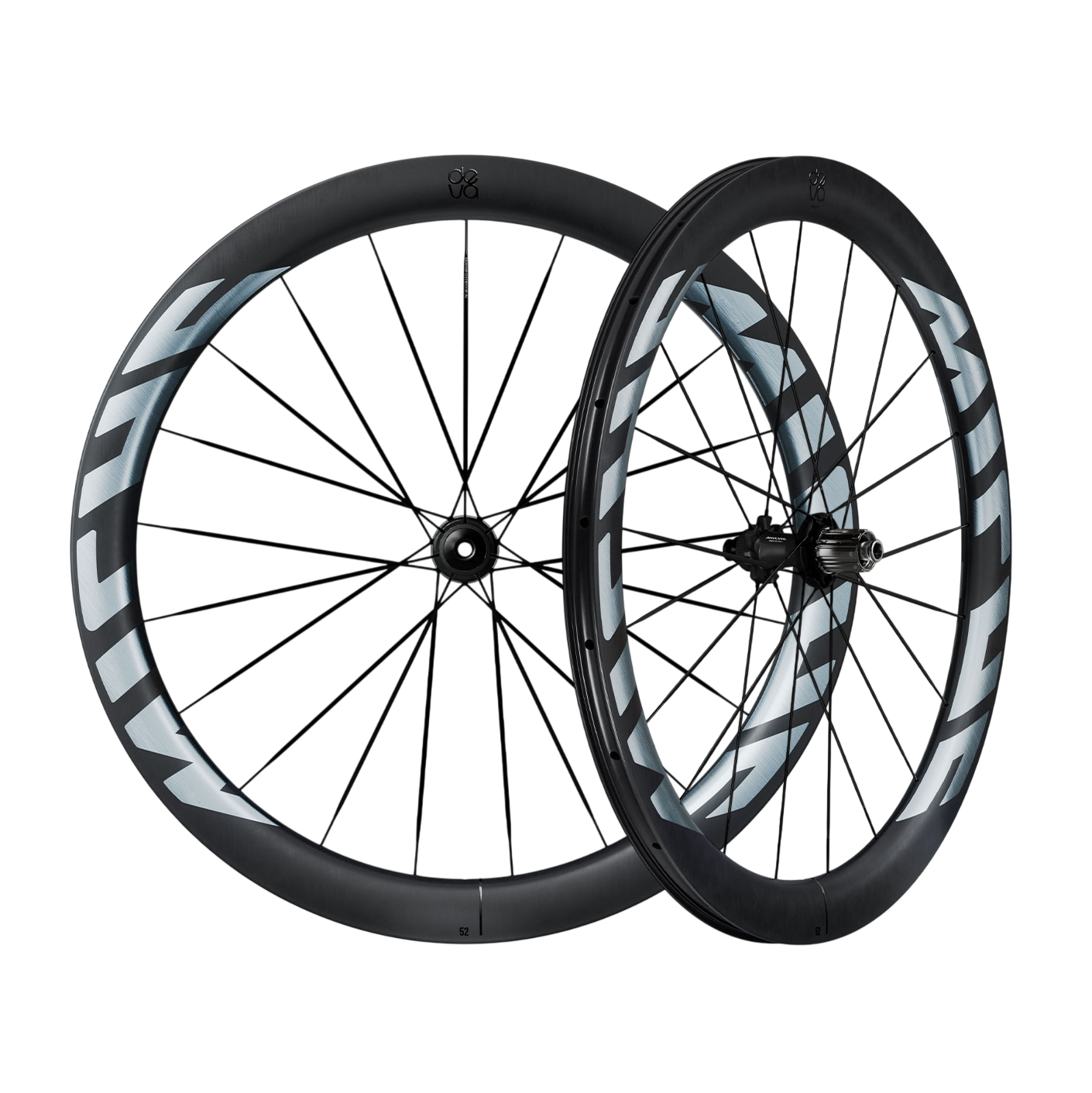 Paar MICHE DEVA RD 52 Tubeless Ready (Center Lock) Laufräder Silber