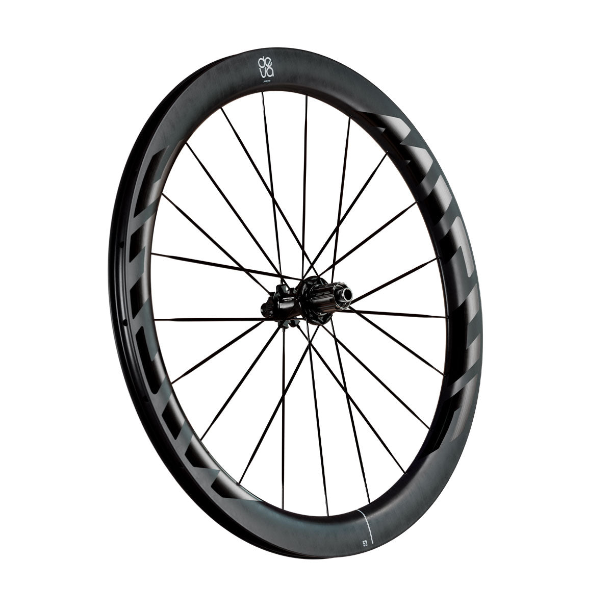 Paar MICHE DEVA RD 52 Tubeless Ready (Center Lock) Laufräder Schwarz