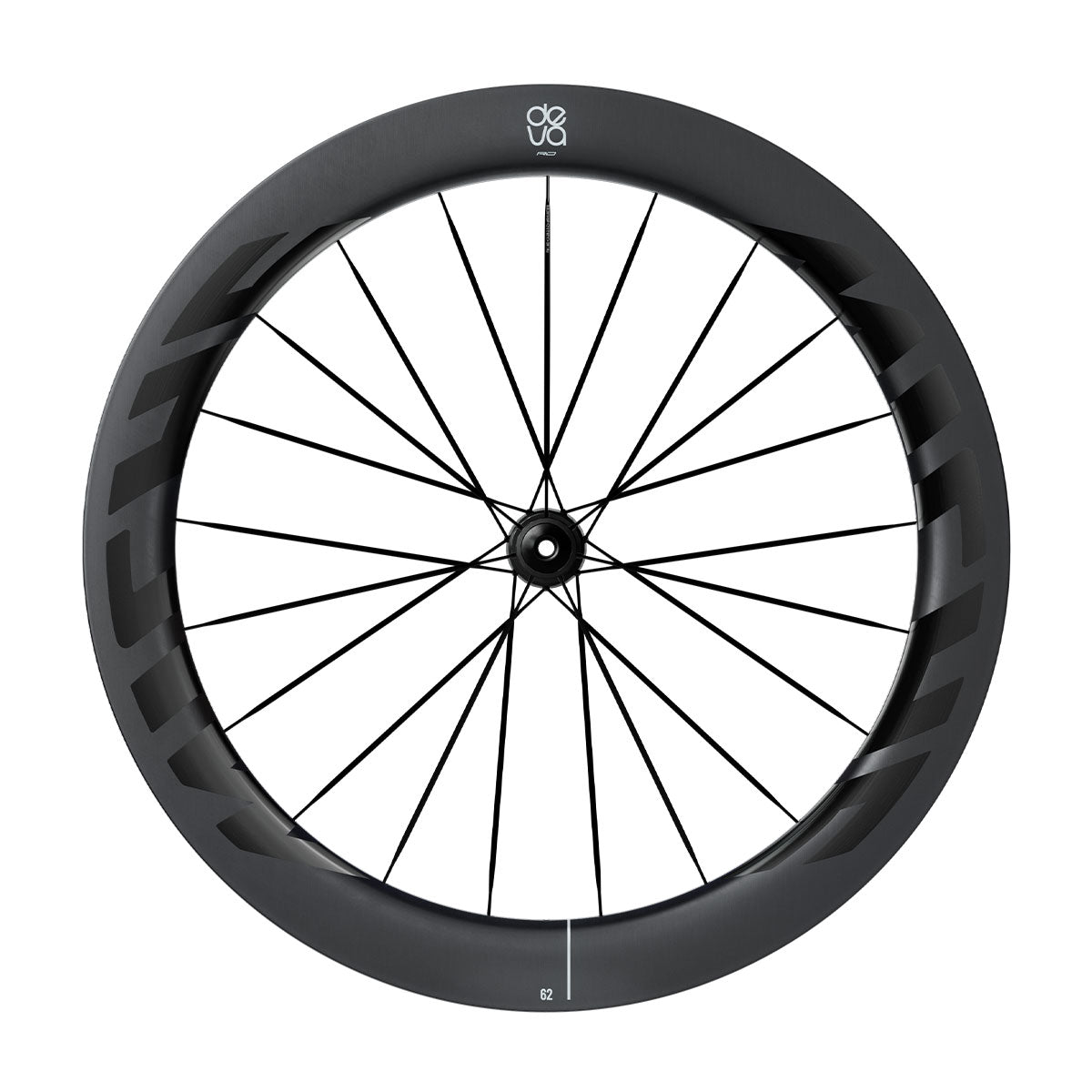 Paire de Roues MICHE DEVA RD 62 Tubeless Ready (Center Lock) Noir