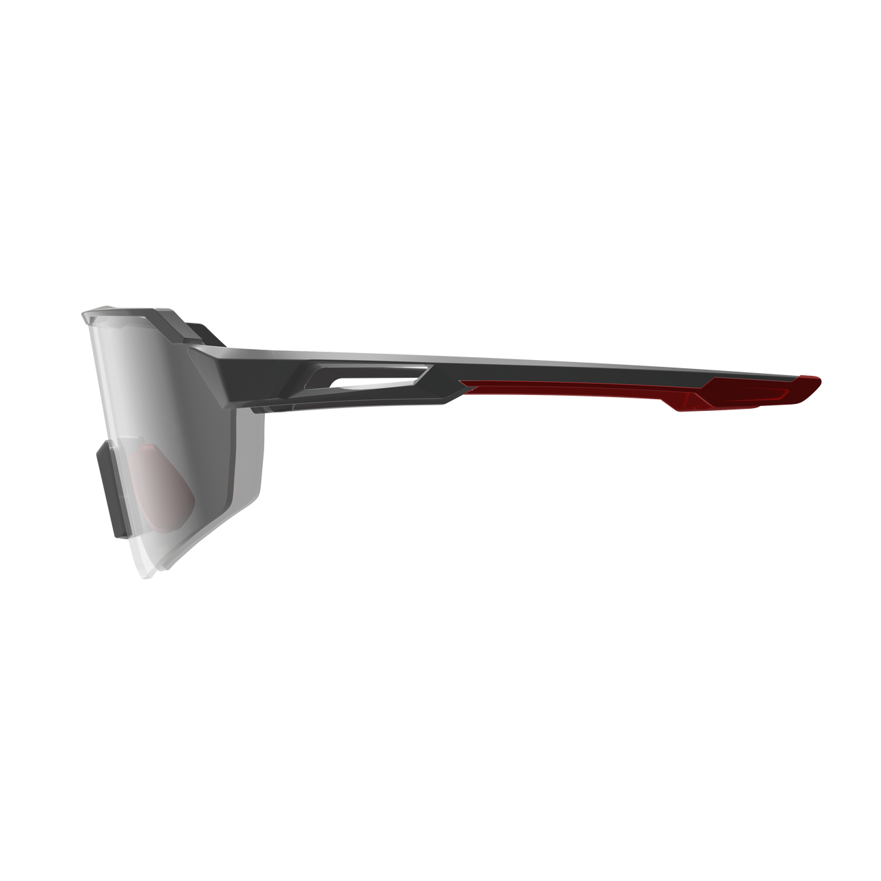 Lunettes LEATT RIDEVIZ LITE LARGE Satin Gris Verre Iriz Argent