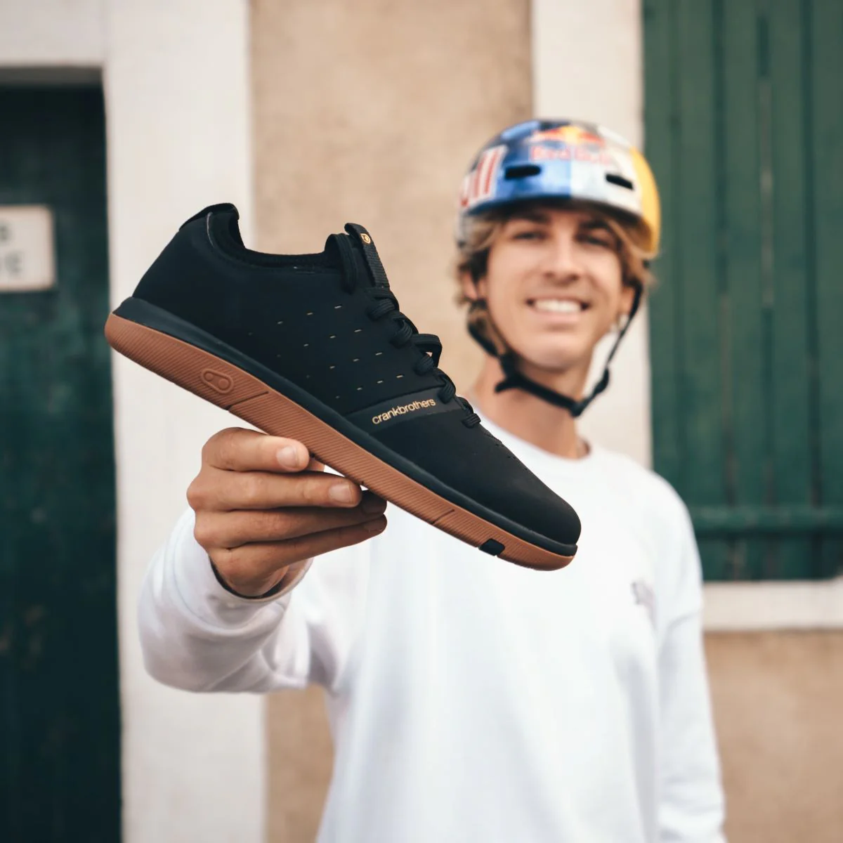MTB-Schuhe CRANKBROTHERS STAMP STREET FABIO WIBMER FLAT Schwarz