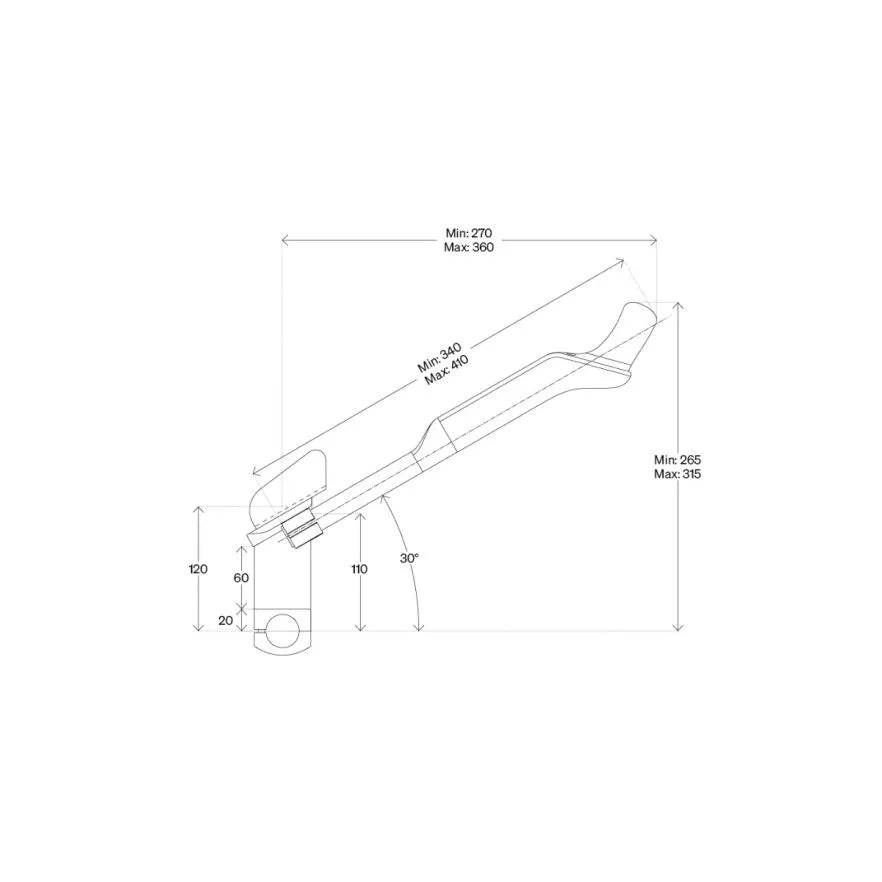 DEDA FAST PRO Bügelverlängerungen für Sram Blips
