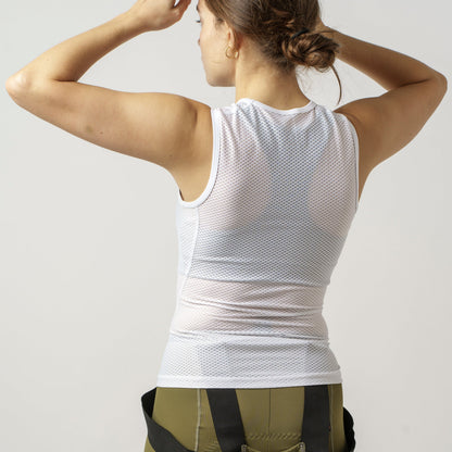 Sous-Vêtement Sans Manches Femme GRIPGRAB ULTRALIGHT MESH Blanc