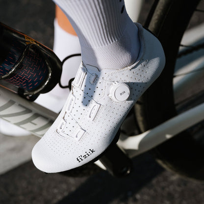 Rennradschuhe FIZIK TEMPO DECOS CARBON Weiß