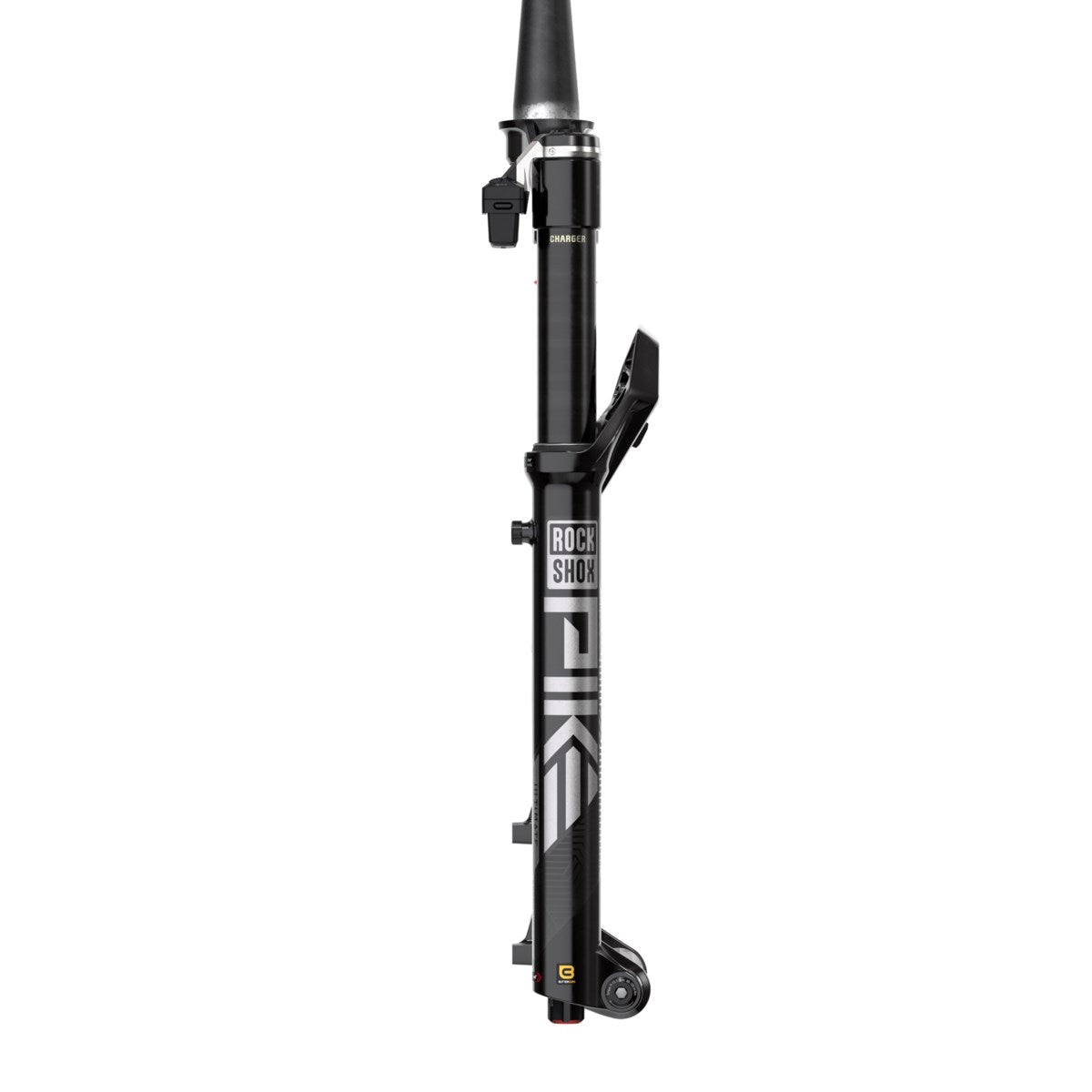 Fourche ROCKSHOX PIKE ULTIMATE FLIGHT ATTENDANT Noir - vue de profil