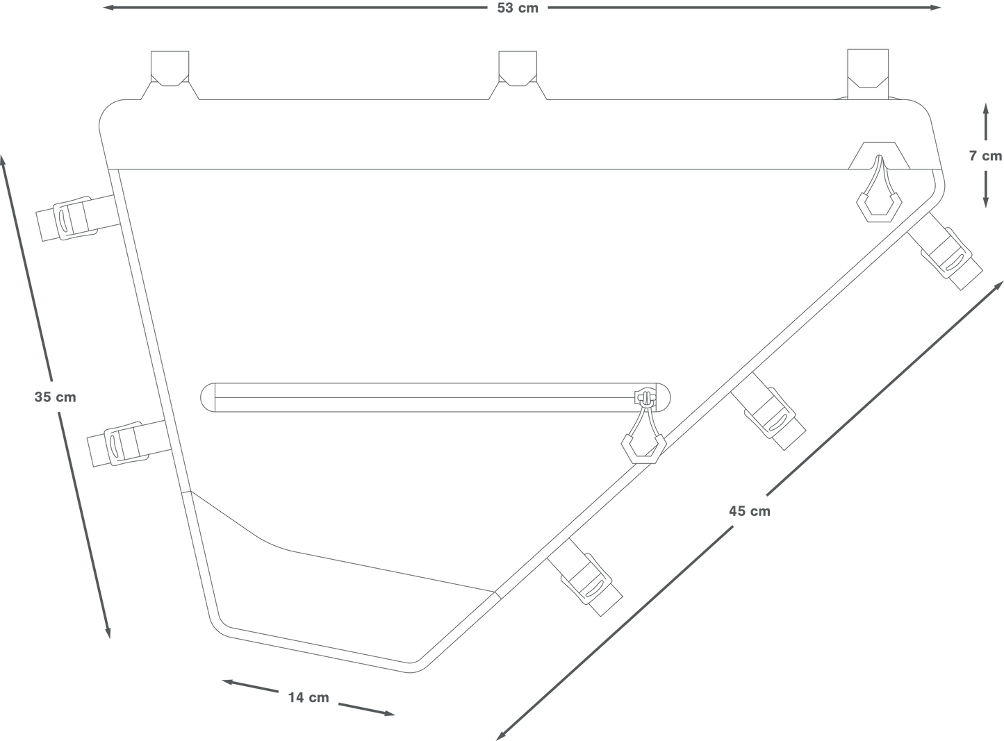 Rahmentasche APIDURA EXPEDITION FULL FRAME PACK L 14 L Schwarz