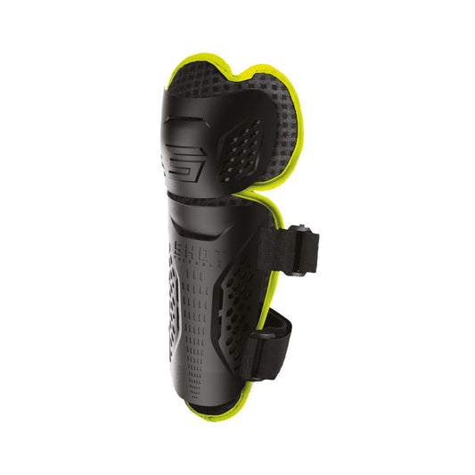 Genouillères SHOT Optimal 2.0 Black/Neon Yellow