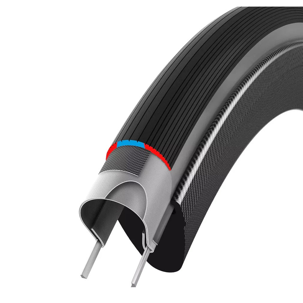 Ein Paar VITTORIA CORSA PRO 700c Tubeless Ready Reifen - Limitierte Auflage Gold