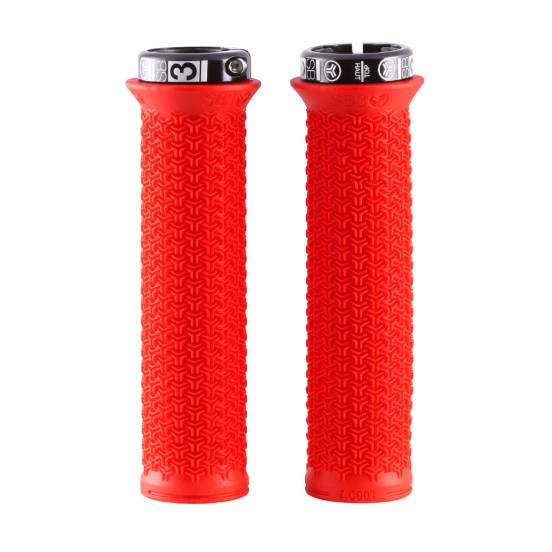 Grips SB3 LOGO 2 Lock-On 136 mm Rouge